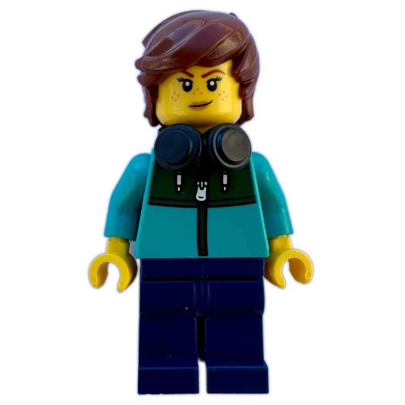 Tudor House Resident, Dark Turquoise Torso, D… — minifigurine LEGO | Brick Broker