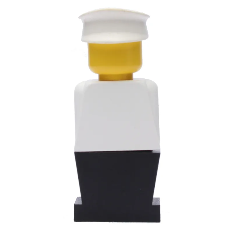 LEGOLAND White Torso, Black Legs, White Hat — minifigurine LEGO | Brick Broker