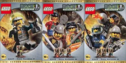 LEGO Collection de mini-héros Rock Raiders (RRMINIFIGS-1) - prix | Brick Broker