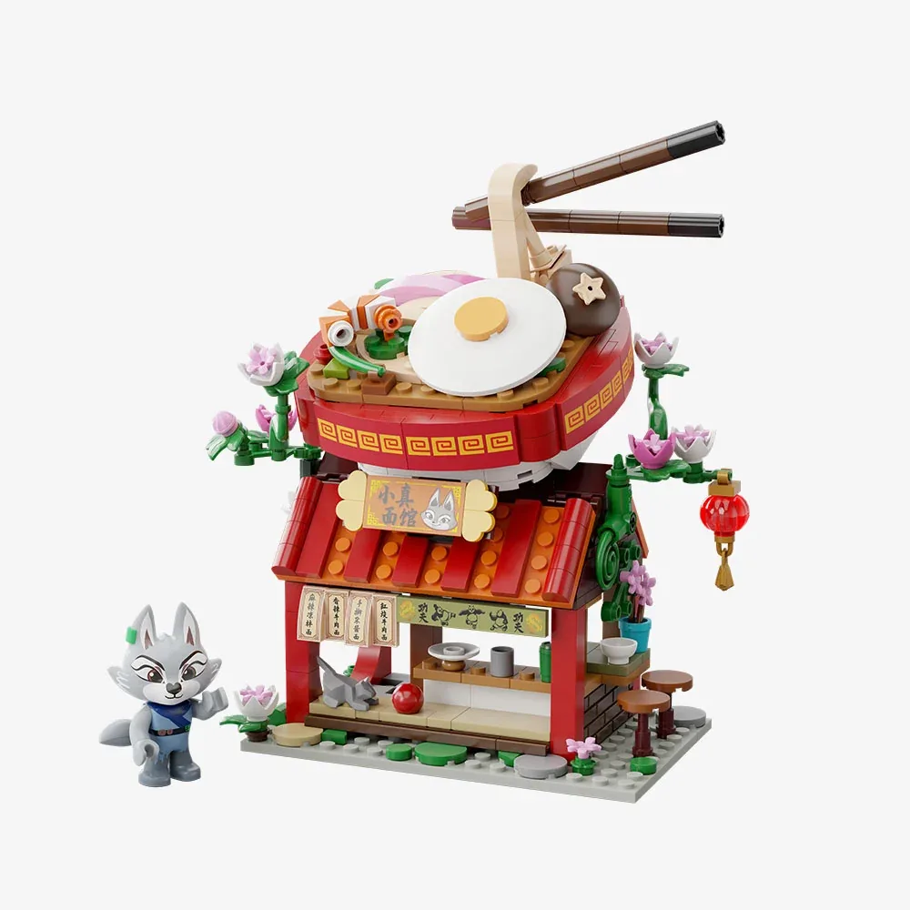 Pantasy Kung Fu Panda Mini Vue de rue - Étal de ramen de Zhen (PANT-86506) - prix | Brick Broker