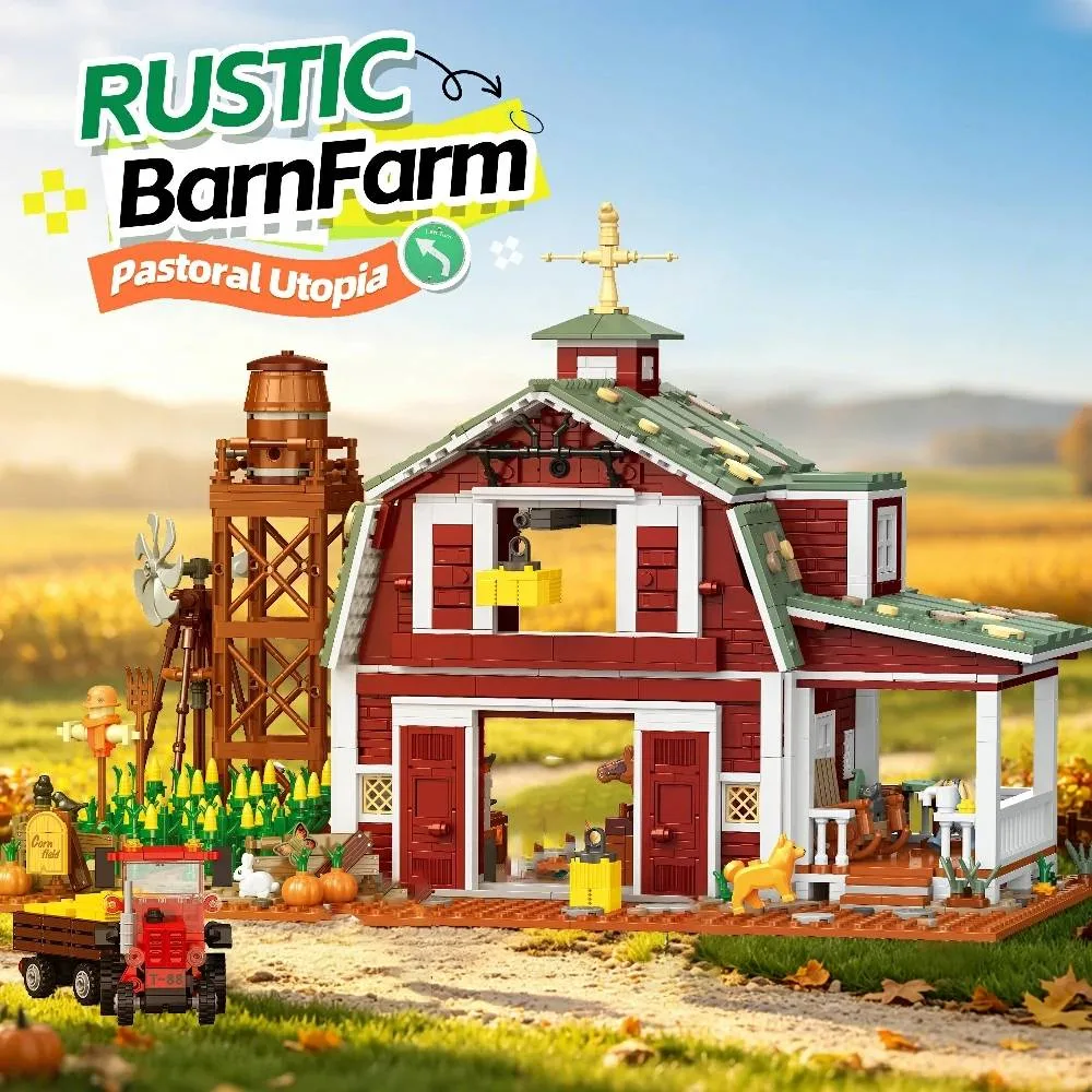 JIESTAR Grange de ferme rustique (JS-68003) - prix | Brick Broker