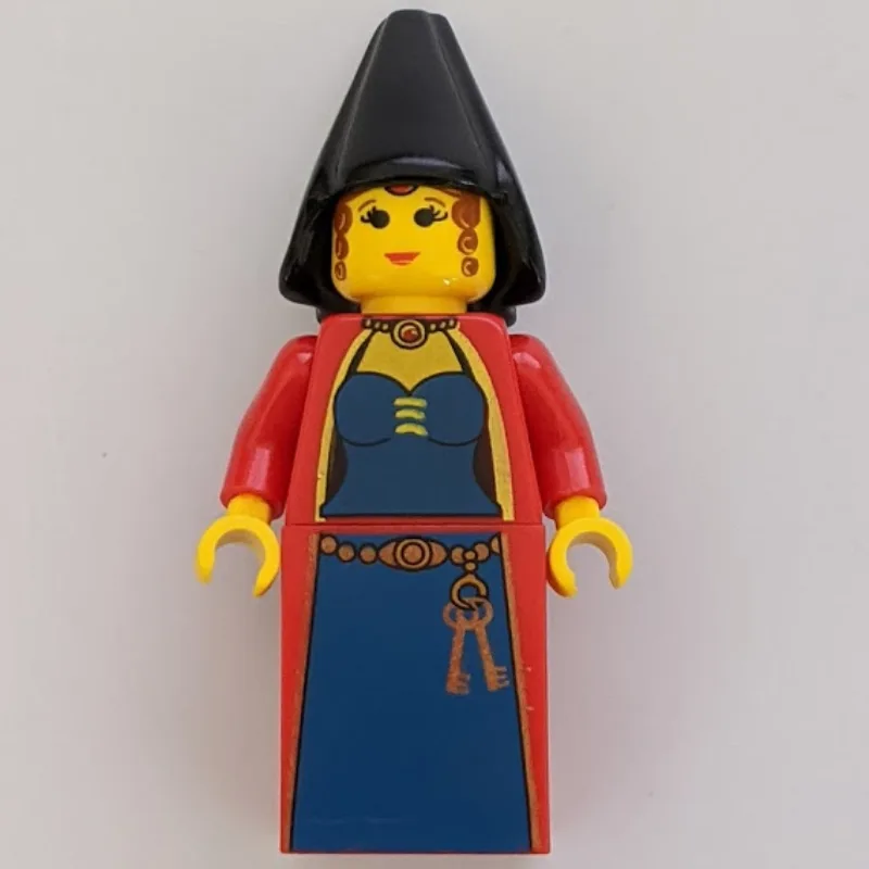 Maiden (Knights Kingdom I) - Black Cone Hat — minifigurine LEGO | Brick Broker