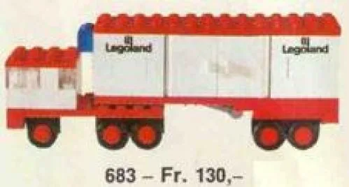 LEGO 683 Camion Articulé - prix et où acheter | Brick Broker