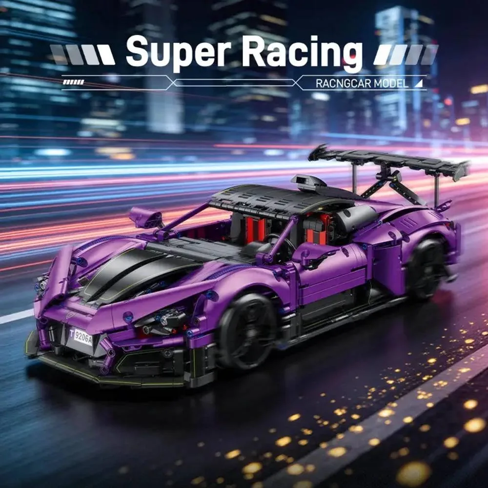 JIESTAR Modèle de voiture de course super (JS-JJ9206) - prix | Brick Broker
