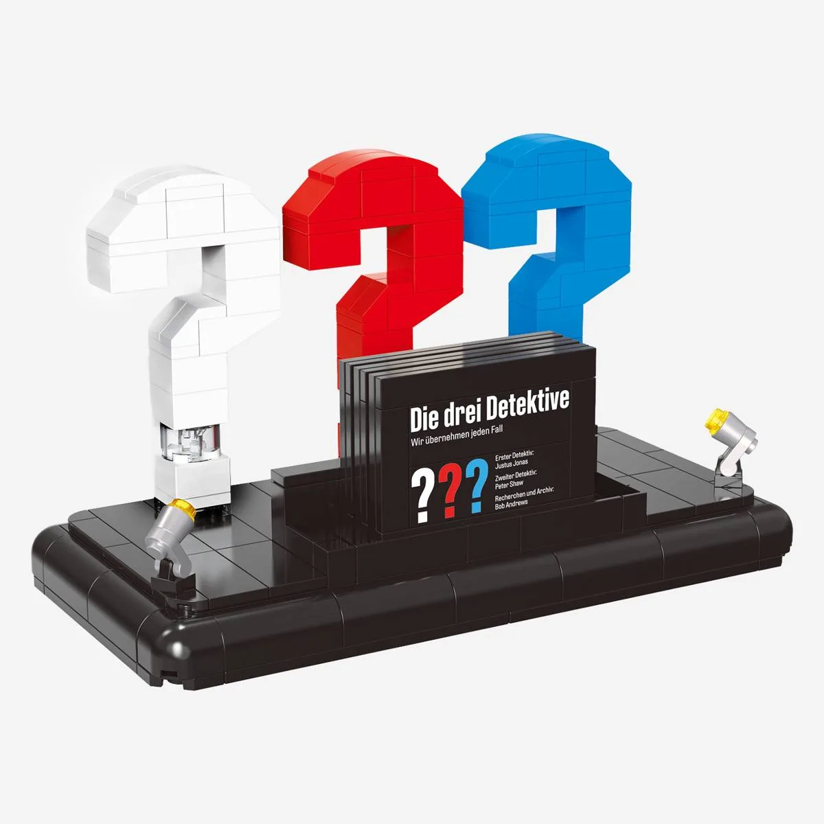 BlueBrixx Logo 3D des Trois Détectives (BB-108480) - prix | Brick Broker