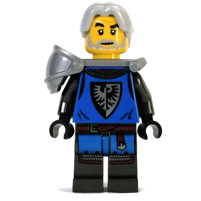 Black Falcon Knight - Blue Torso, Pearl Dark… — minifigurine LEGO | Brick Broker