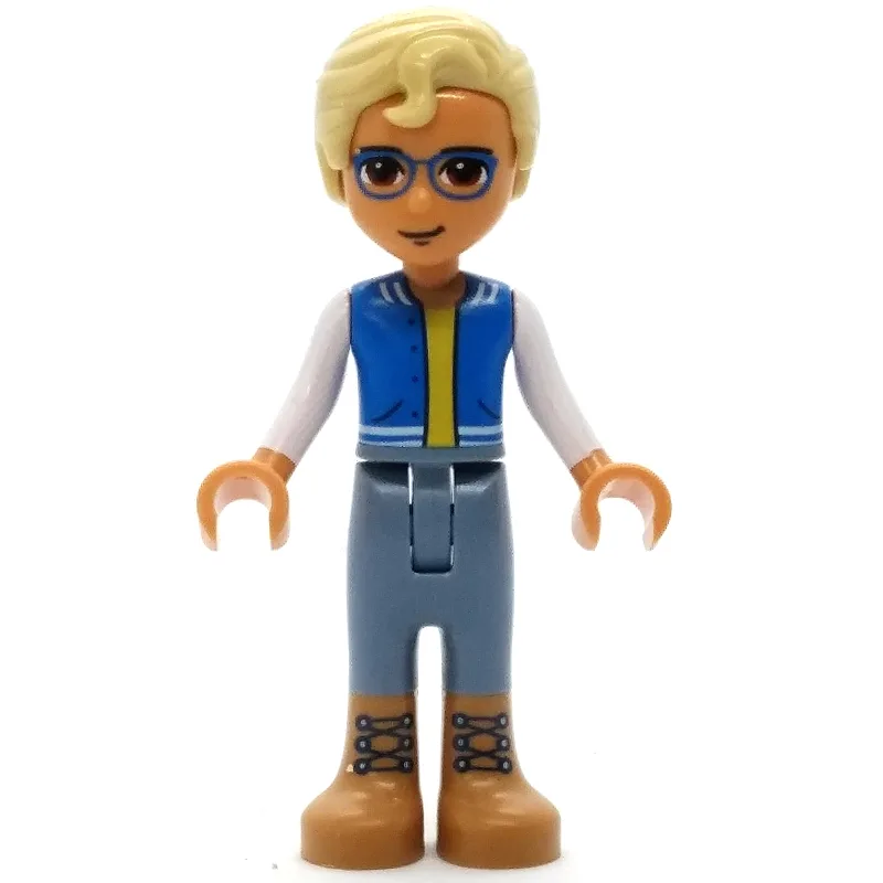 Sebastian - Blue Jacket, Sand Blue Pants, Tan… — minifigurine LEGO | Brick Broker