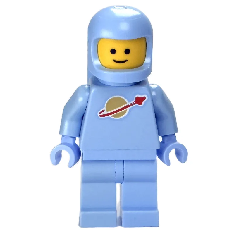 Classic Spaceman, Bright Light Blue with Airt… — minifigurine LEGO | Brick Broker