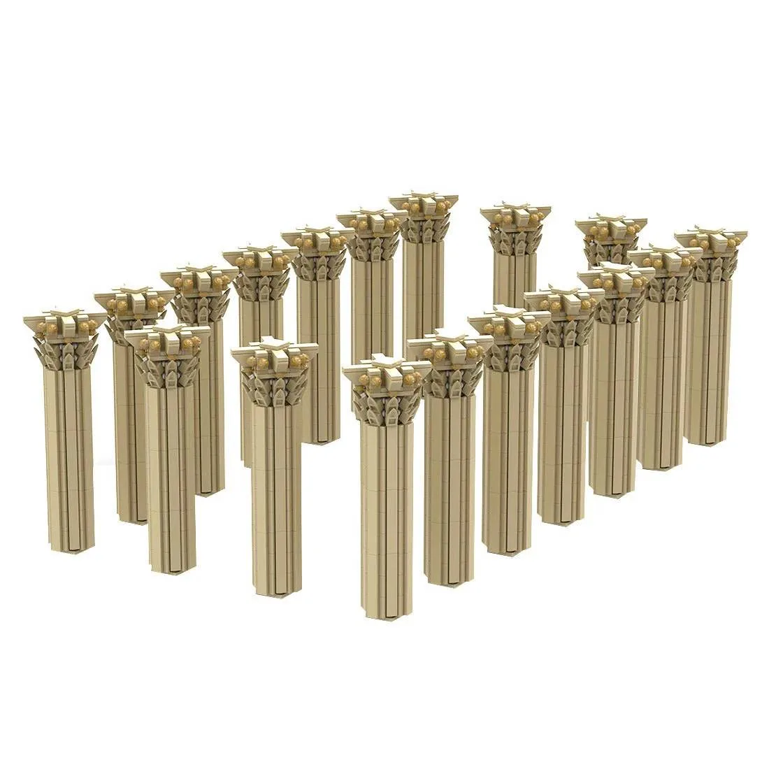 LesDiy Module 3 pour le set de château temple romain antique (LESDIY-3592502) - prix | Brick Broker