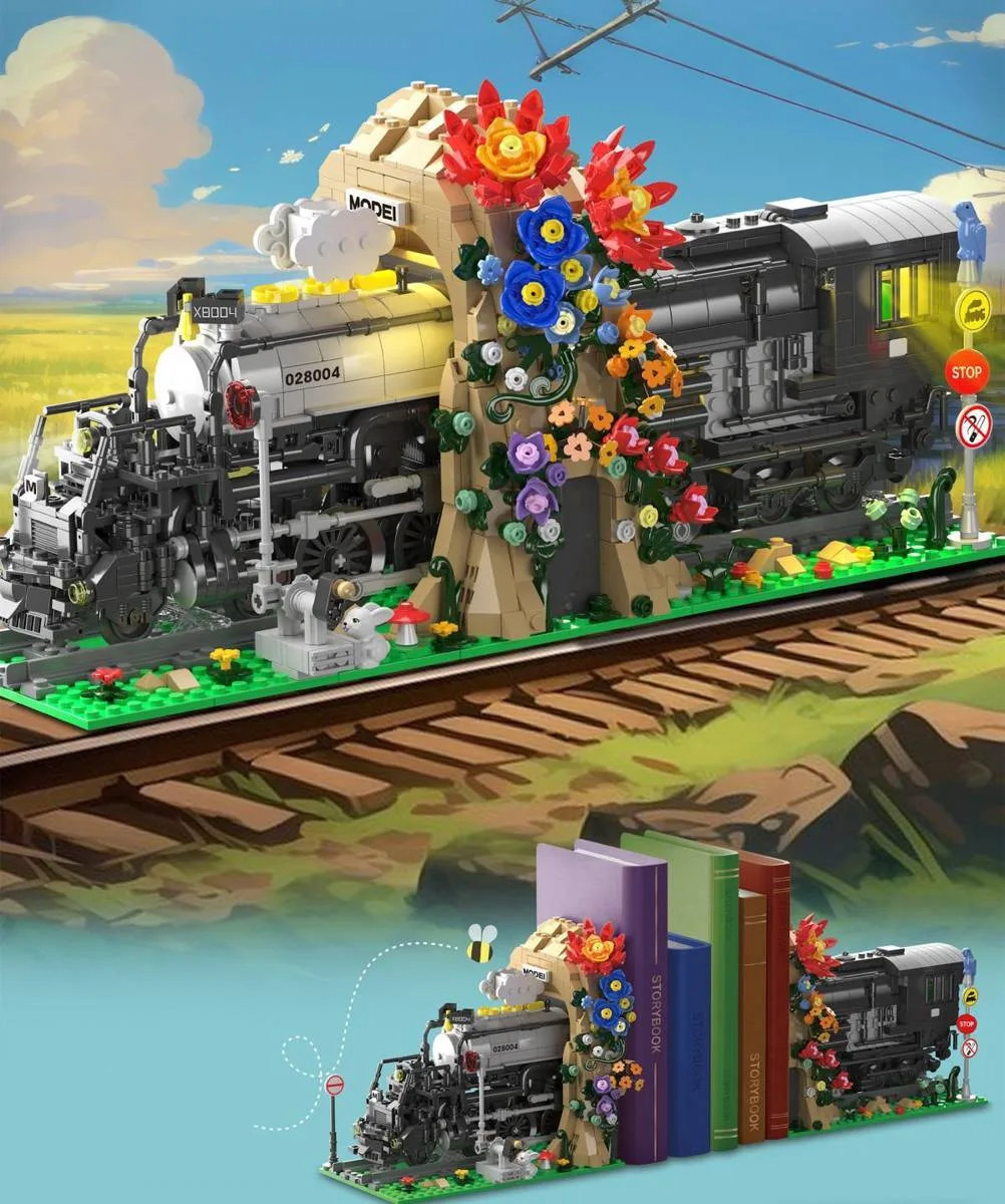 Mork Serre-livres - Locomotive à vapeur (MOR-028004) - prix | Brick Broker
