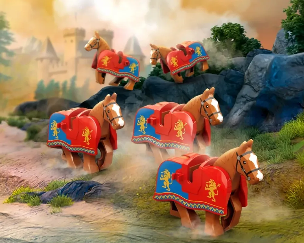 LEGO Pack de 5 Chevaux Croisés (EG00161-1) - prix | Brick Broker