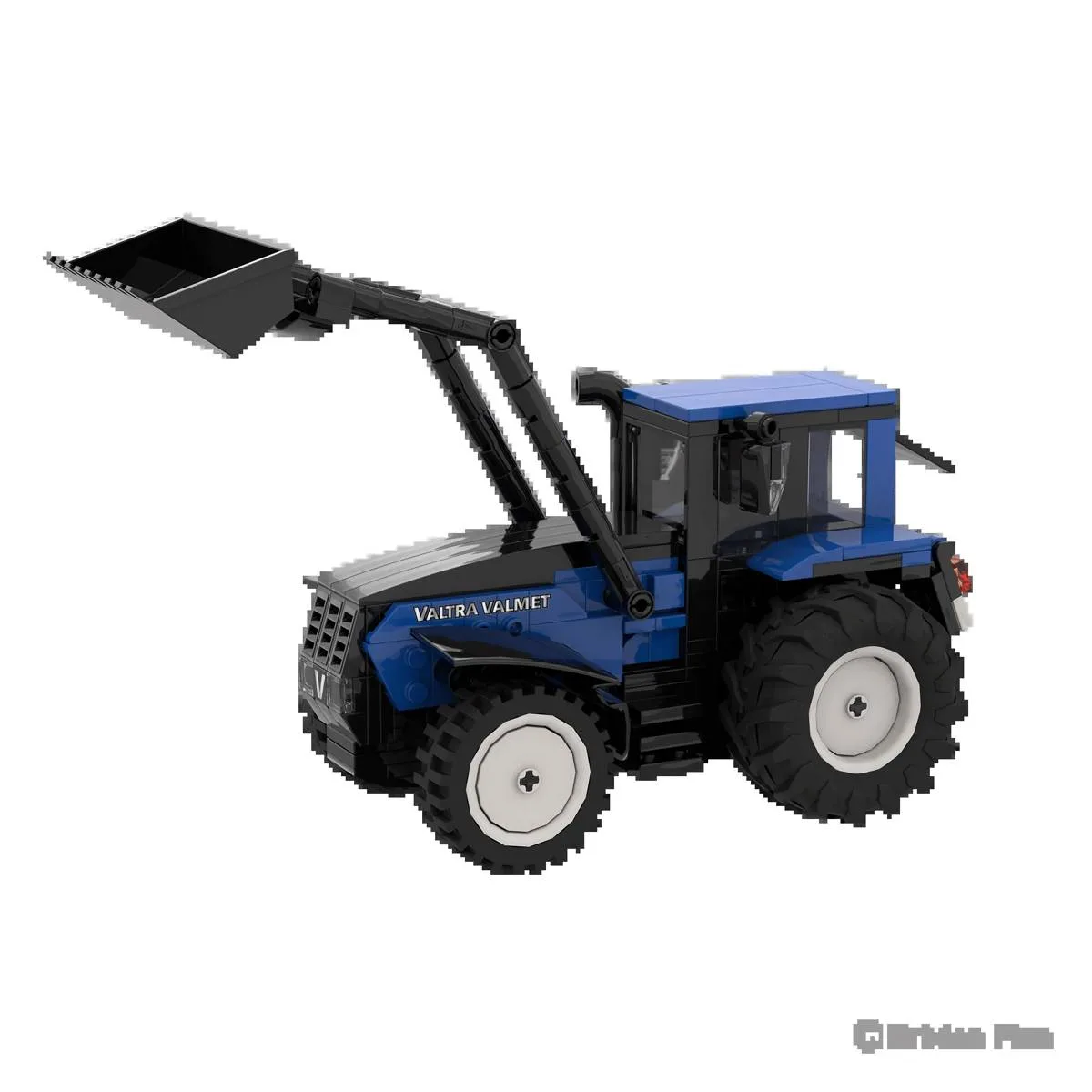 BRIXIES Valtra Valmet 8400 avec chargeur frontal (BRIXIES-222.780) - prix | Brick Broker