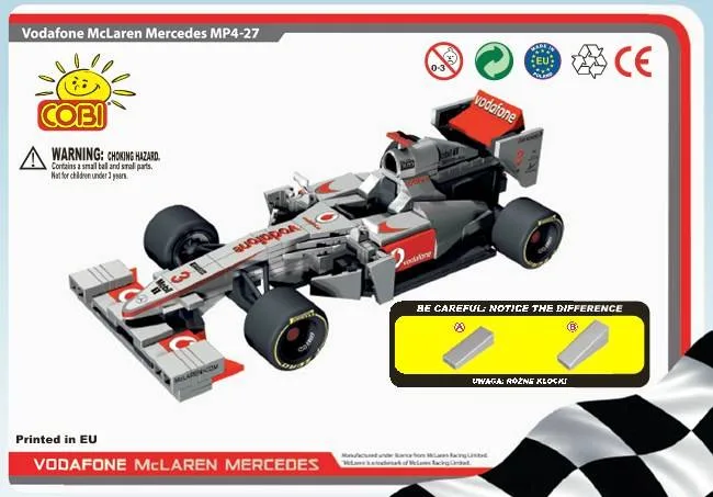 COBI McLaren MP4-27 2012 Voiture (COBI-25253B) - prix | Brick Broker
