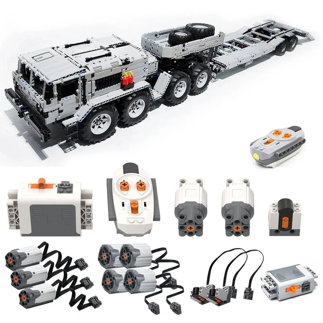 LesDiy Camion militaire MAZ-537 8x8 avec remorque électrique (LESDIY-3384378) - prix | Brick Broker