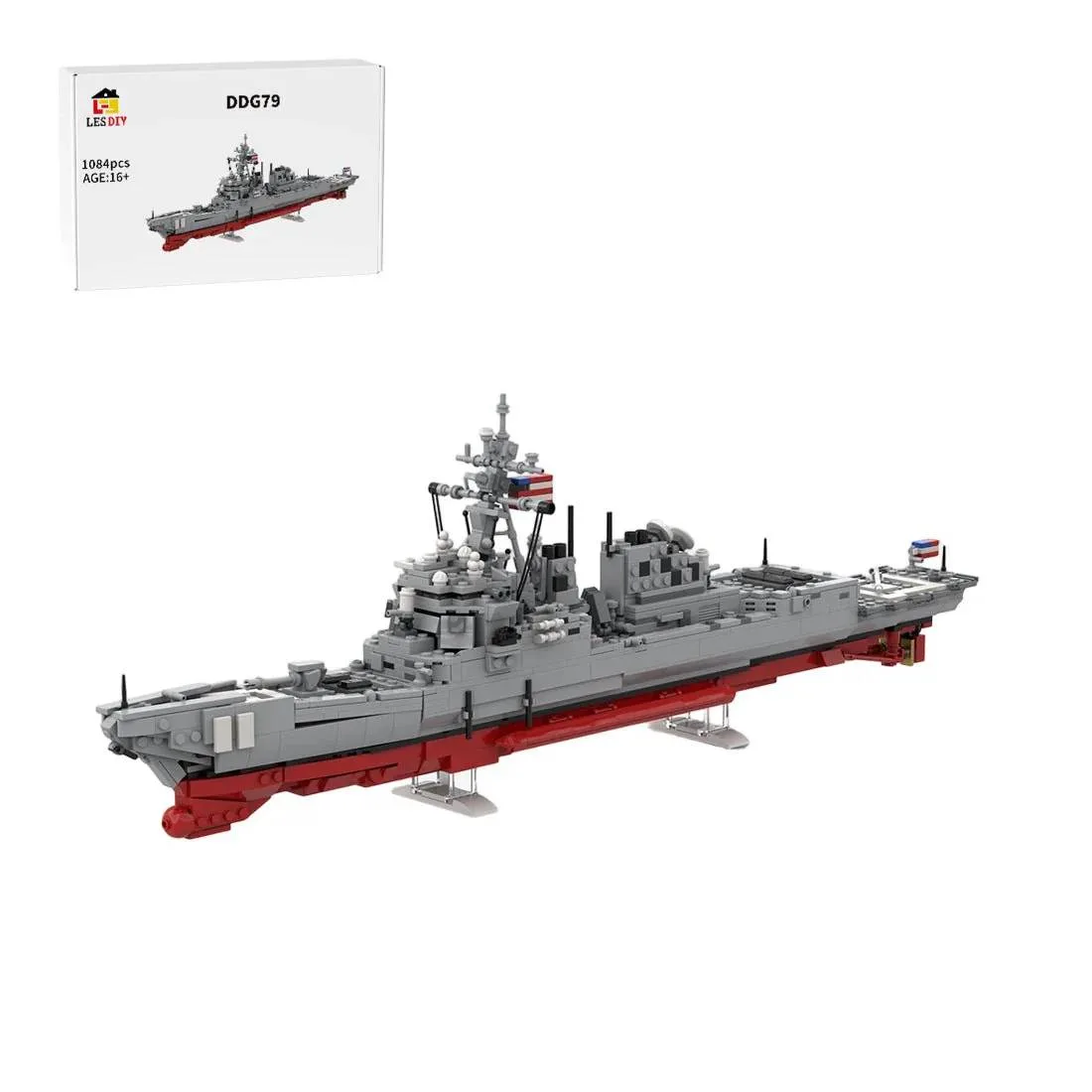 LesDiy DDG 79 Arleigh Burke - Version Vol IIA (LESDIY-3705583) - prix | Brick Broker