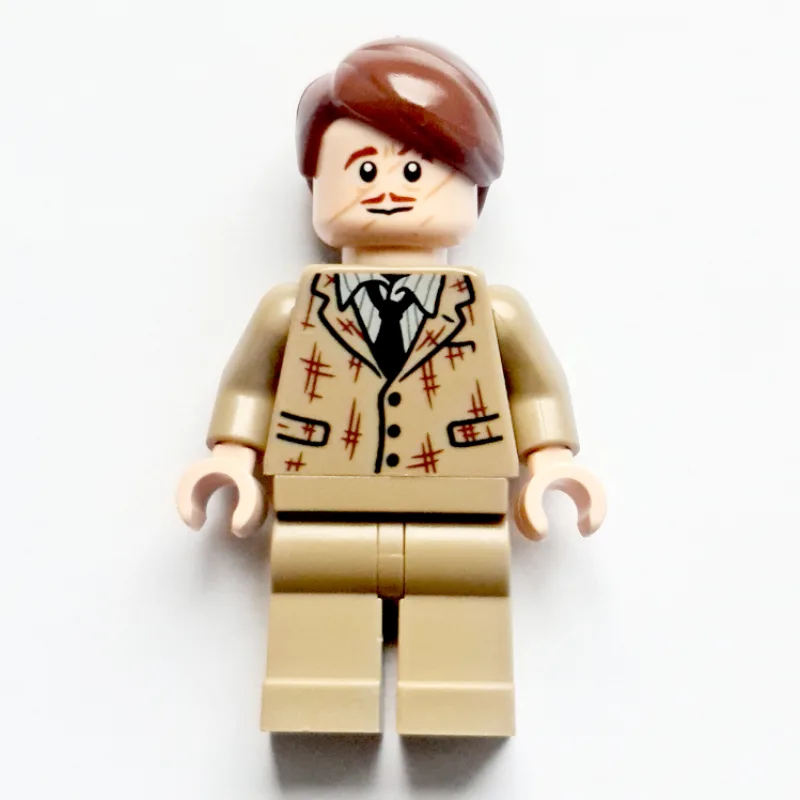 Remus Lupin, Dark Tan Suit, Reddish Brown Hair — minifigurine LEGO | Brick Broker
