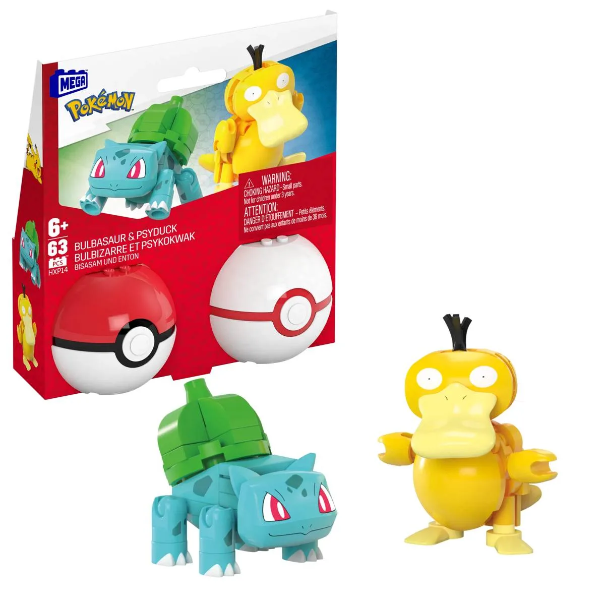 Mattel MEGA Pokémon™ Bulbizarre & Psykokwak (HXP14) - prix | Brick Broker
