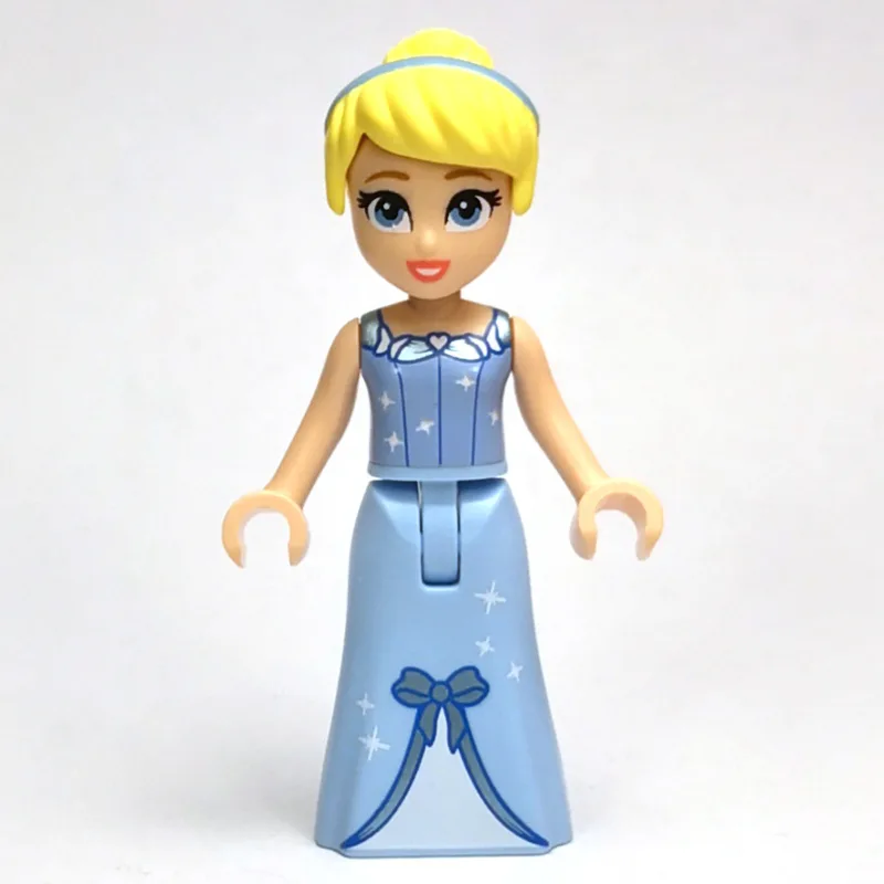 Cinderella - Bright Light Blue Dress, White U… — minifigurine LEGO | Brick Broker