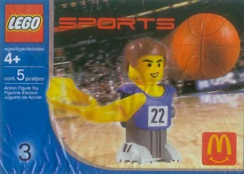 LEGO 7917 McDonald's Set de Sport Numéro 3 - Joueur de Basket-ball Bleu #22 - prix | Brick Broker