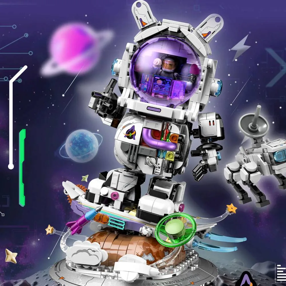 ZHEGAO Astronaute sur skateboard (ZHE-915014) - prix | Brick Broker