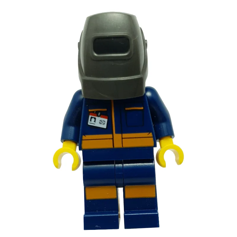 Technician - Dark Blue Torso, Dark Blue Legs,… — minifigurine LEGO | Brick Broker