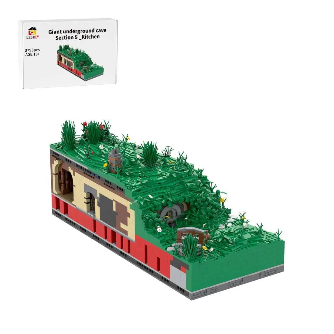 LesDiy Habitation troglodyte médiévale, section modulaire 5 : Cuisine (LESDIY-3684859) - prix | Brick Broker