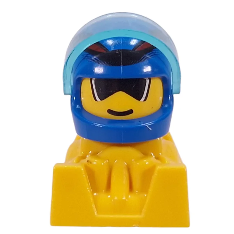 Off Road Racer - Blue Helmet, Yellow Body — minifigurine LEGO | Brick Broker