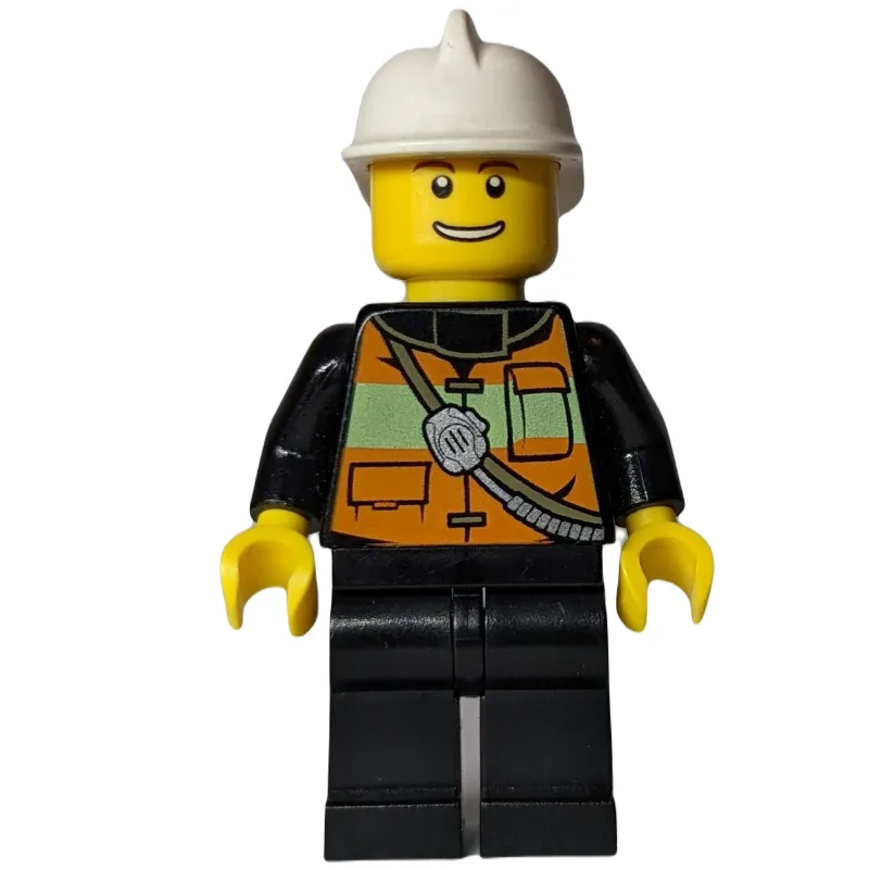 Fireman with Orange Safety Vest — dans quels sets LEGO ? (fig-001590) | Brick Broker