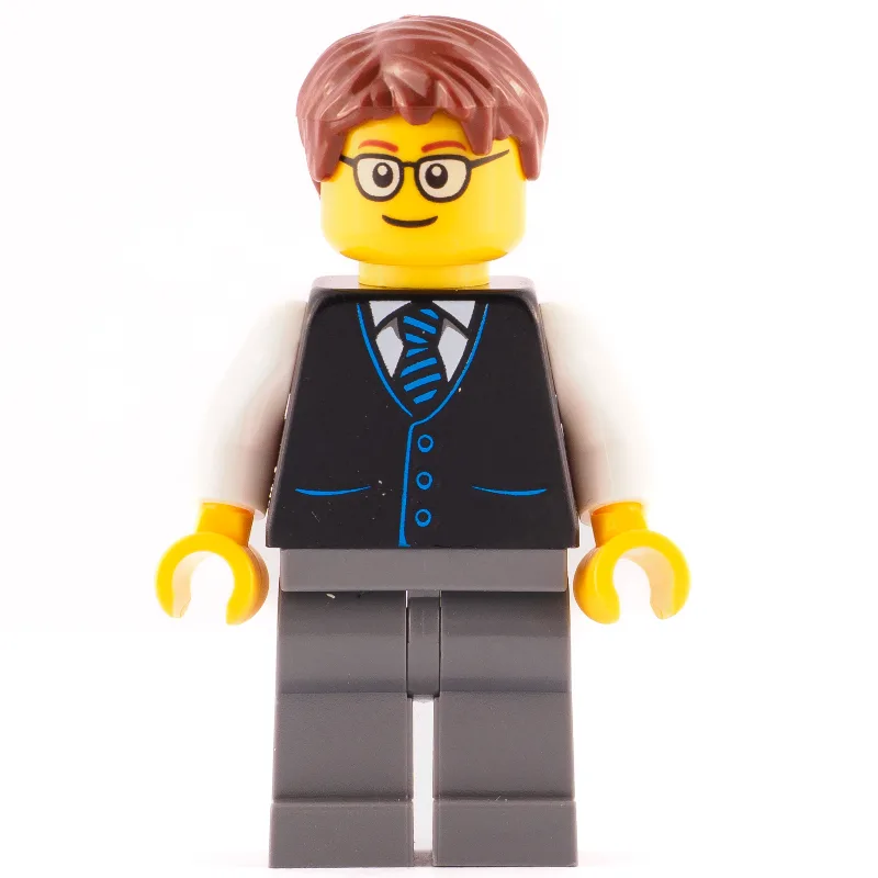 Launch Director - Black Torso, Dark Bluish Gr… — minifigurine LEGO | Brick Broker