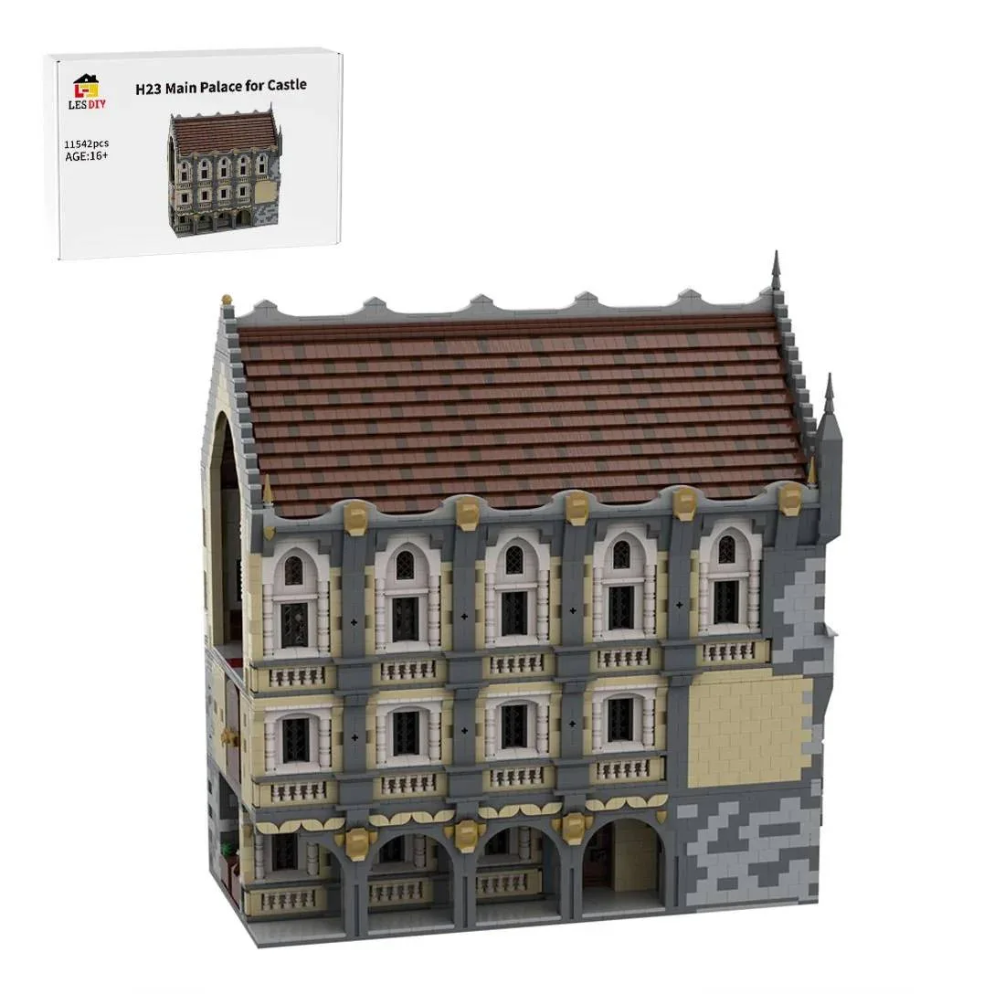 LesDiy Palais Principal H23 avec Quartiers des Serviteurs, Cuisine, Appartement Royal et Salle du Trône (LESDIY-3565029) - prix | Brick Broker