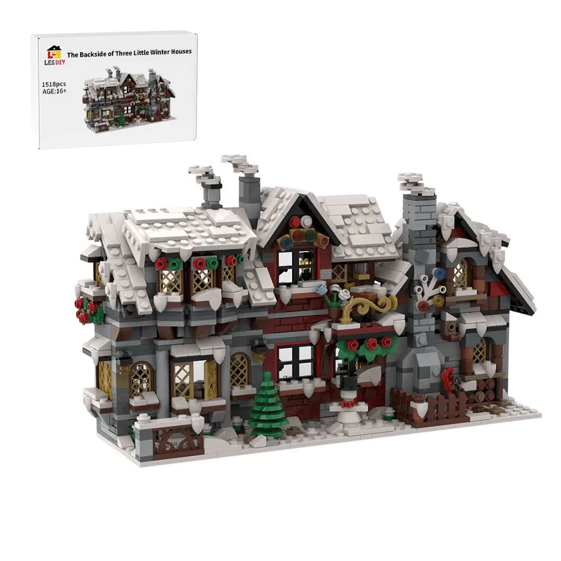 LesDiy Trois maisons d'hiver - Dos (LESDIY-3271181) - prix | Brick Broker
