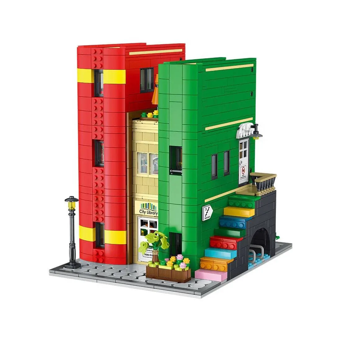 LesDiy Bibliothèque municipale avec lumières LED (LESDIY-3538248) - prix | Brick Broker
