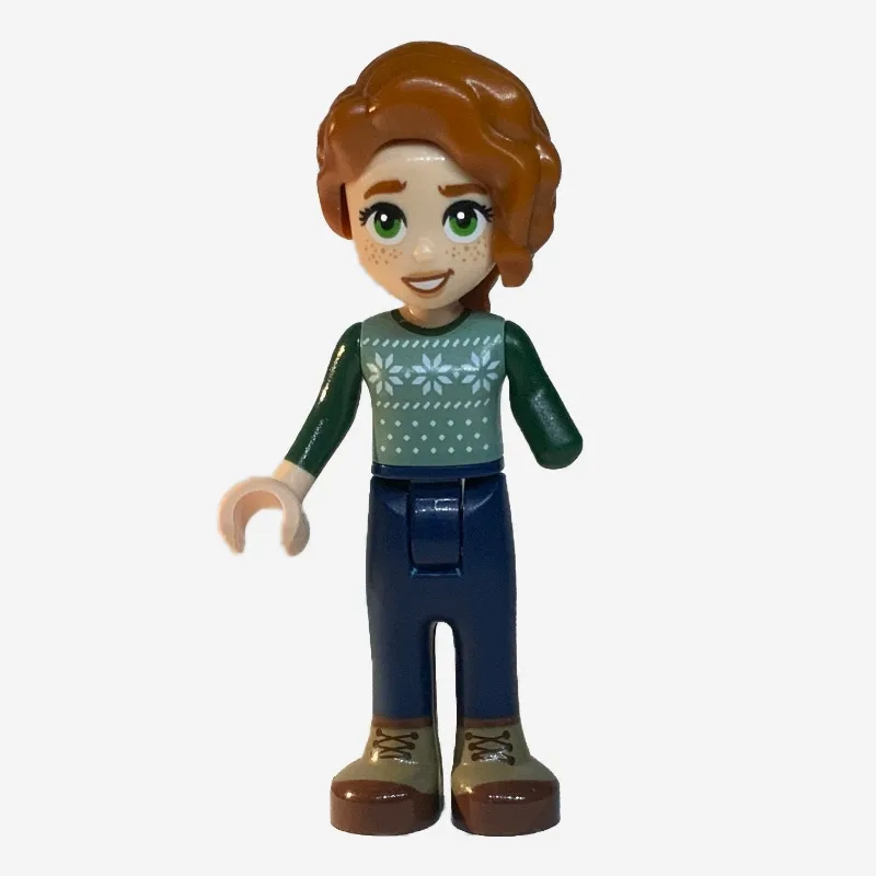 Autumn - Sand Green Sweater, Dark Blue Pants — minifigurine LEGO | Brick Broker
