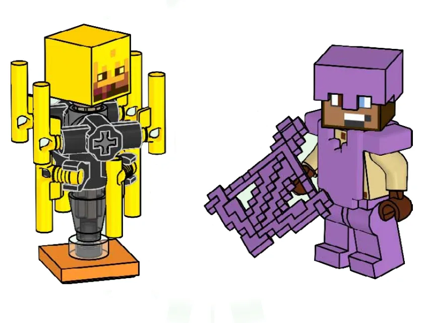 LEGO Héros en armure enchantée + Blaze (L0002248-1) - prix | Brick Broker