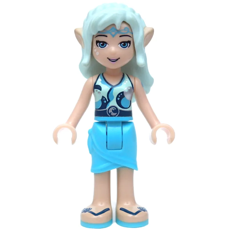 Naida Riverheart with Medium Azure Wrap Skirt — minifigurine LEGO | Brick Broker