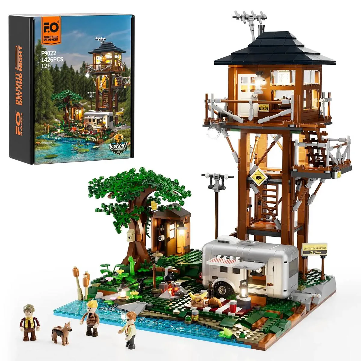 Lumibricks Terrain de camping Lookout (LUMI-F9022) - prix | Brick Broker