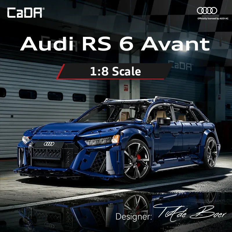 CaDA Blocs de construction Master Audi RS6 Avant Échelle 1:8 (CADA-C61515W) - prix | Brick Broker
