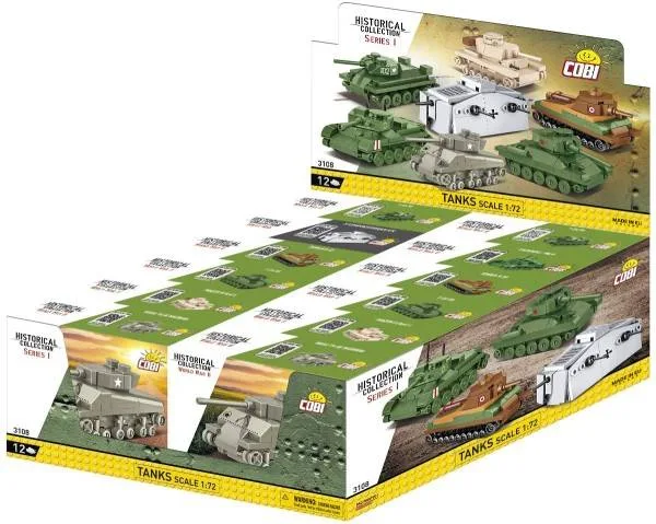 COBI Collection historique Tanks CDU de la Seconde Guerre mondiale 1/72 Affichage (COBI-3108) - prix | Brick Broker
