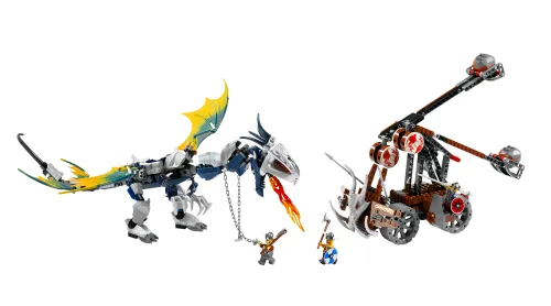 LEGO 7021 Catapulte Double Viking contre le Dragon Blindé Ofnir - prix | Brick Broker