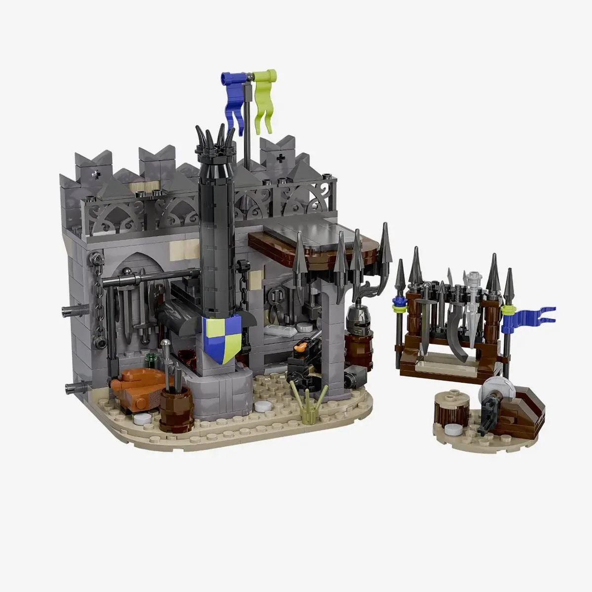 BlueBrixx Forteresse de Ravenstone - Armurier (BB-108897) - prix | Brick Broker