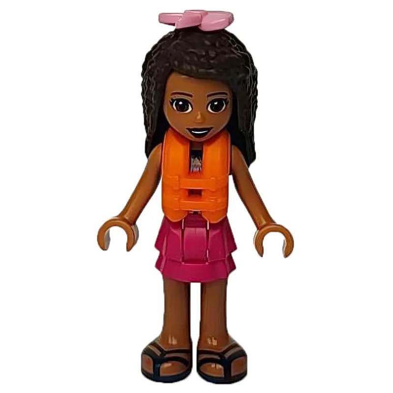 Andrea - Dark Blue Top, Magenta Skirt, Live J… — minifigurine LEGO | Brick Broker