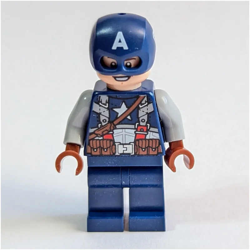 Captain America, Light Bluish Grey Arms — minifigurine LEGO | Brick Broker
