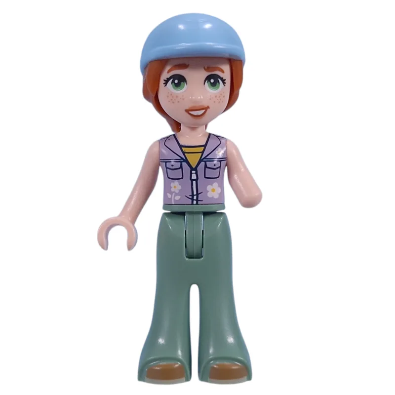Autumn - Lavender Top, Sand Green Pants, Helm… — minifigurine LEGO | Brick Broker