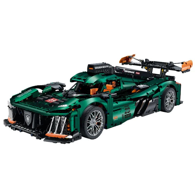 JIESTAR Voiture de course d'endurance électroplaquée 1:8 (JS-10616) - prix | Brick Broker
