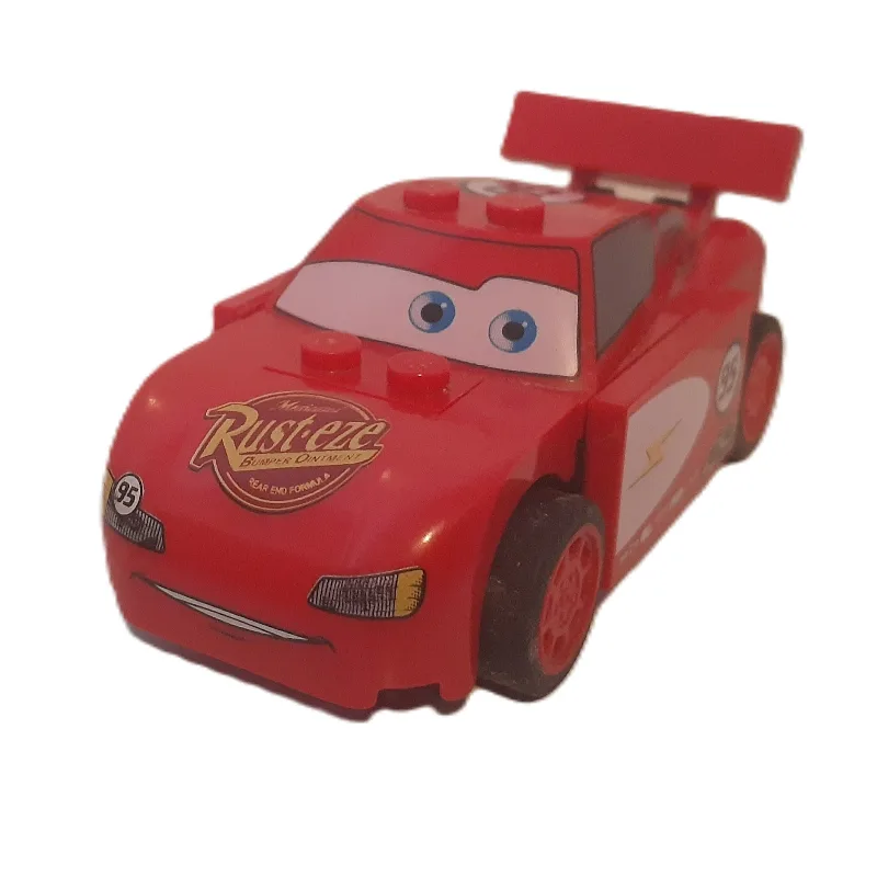 Lightning McQueen, White Sides (DBG 3710) — minifigurine LEGO | Brick Broker