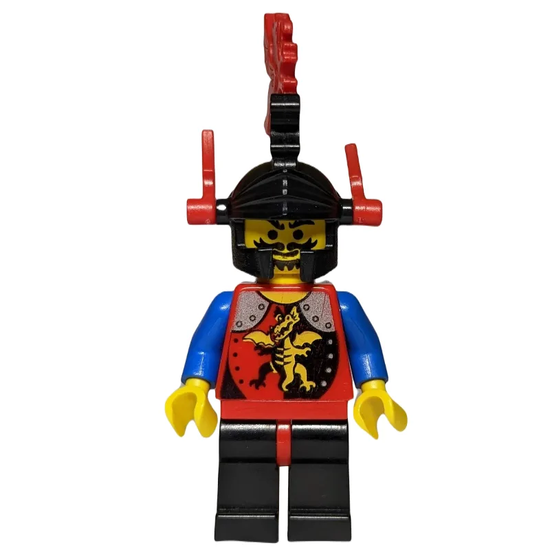 Knight (Dragon Knights) - Black Legs, Red Hip… — minifigurine LEGO | Brick Broker