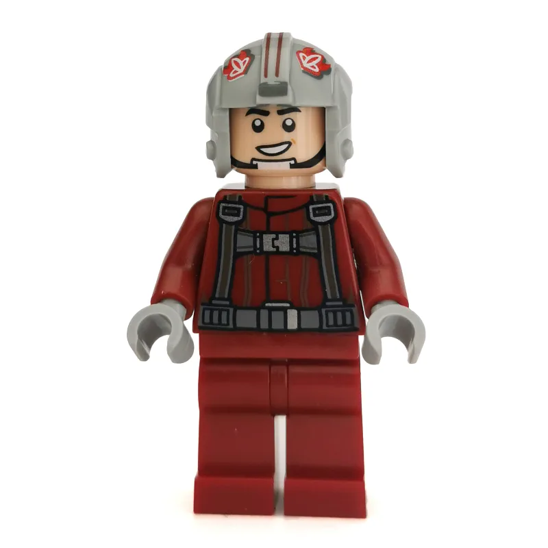 T-16 Skyhopper Pilot, Dark Red Outfit, Buckle… — minifigurine LEGO | Brick Broker