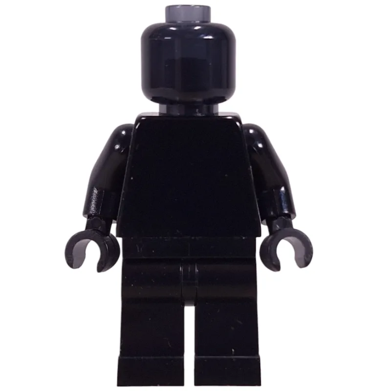 Monochrome, Black with Trans-Black Head — minifigurine LEGO | Brick Broker