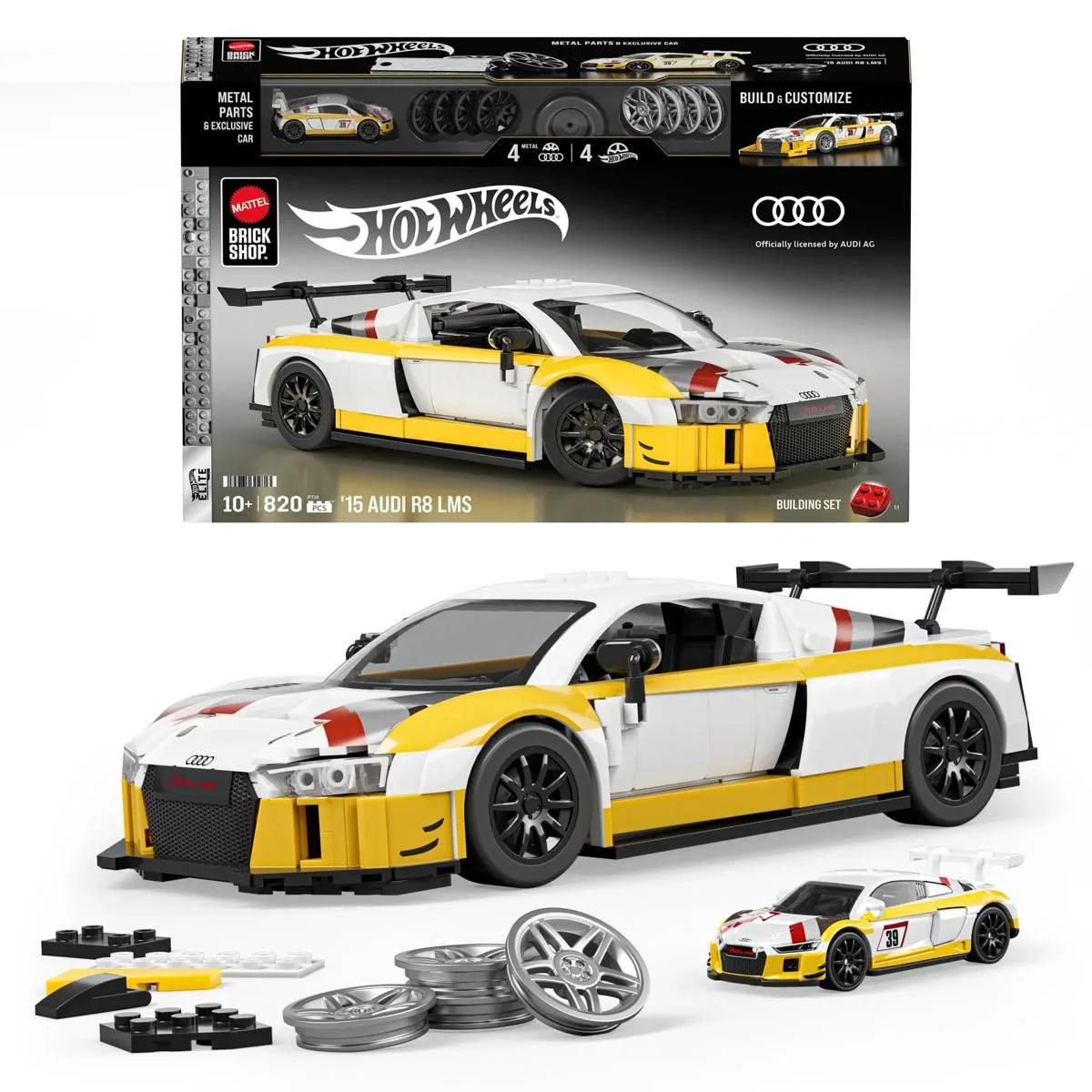 Mattel Boutique de briques Hot Wheels™ ‘15 Audi™ R8 Lms (JFT18) - prix | Brick Broker