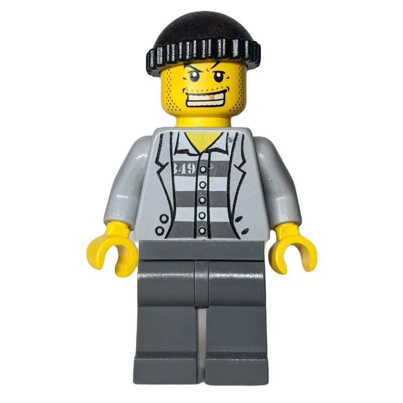 Criminal, Open Light Bluish Gray Jacket over… — minifigurine LEGO | Brick Broker